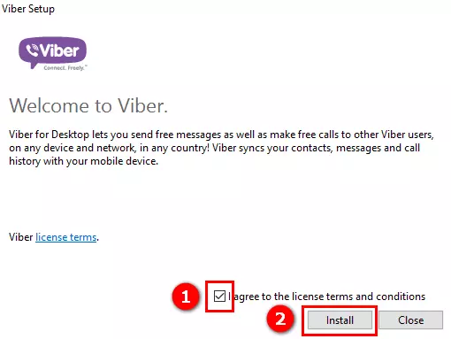 Установка Viber на ноутбук