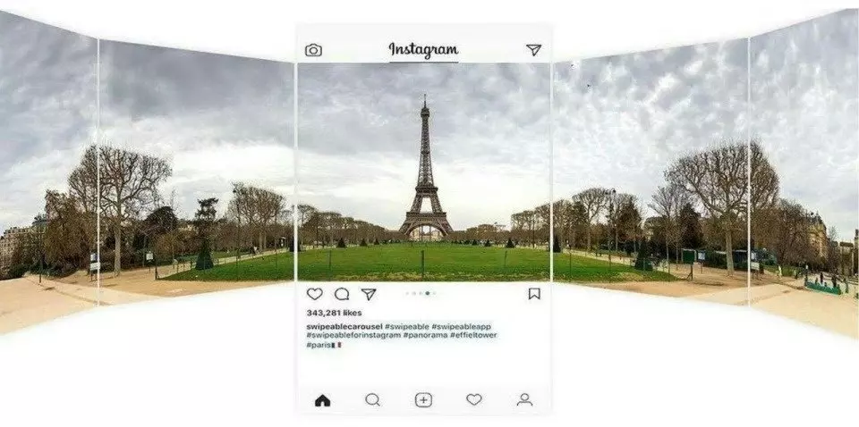 Как выложить панораму в Instagram