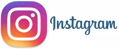 Подпись логотип Instagram
