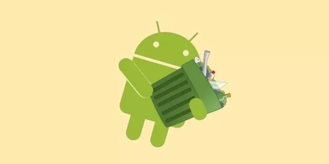 Android с корзиной