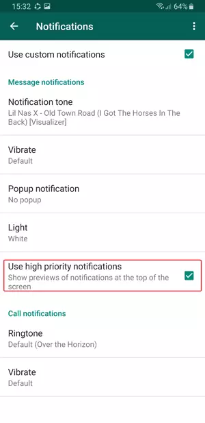 Как настроить уведомления для контактов в WhatsApp?