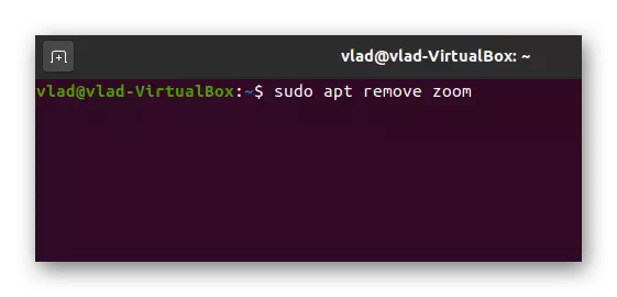Команда для удаления Zoom через терминал в Ubuntu