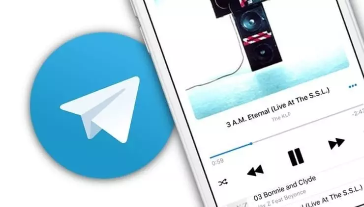 Музыка в Telegram на iPhone