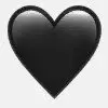 Что означает черное сердечко на изображении ВК и ватсап