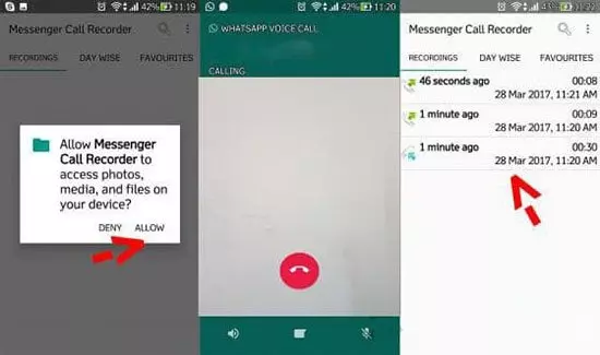 Как записать аудио-разговор в WhatsApp